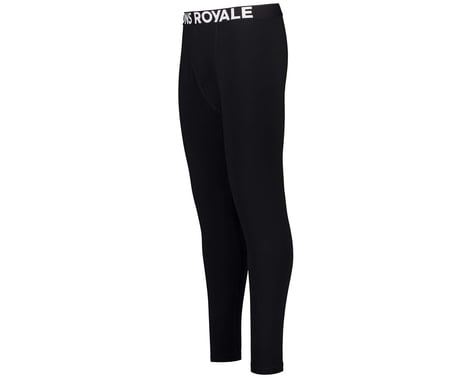 Mons Royale Men's Cascade Merino Flex Base Layer Legging (Black) (XL)