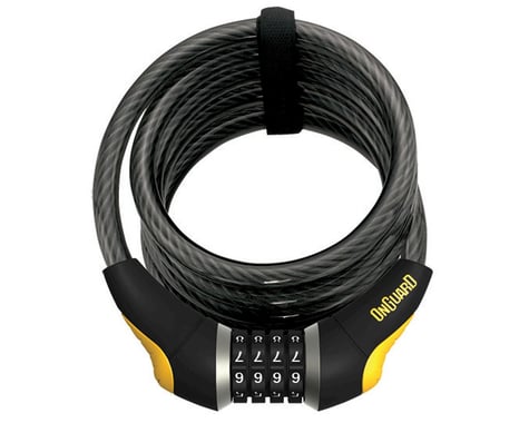 Onguard Doberman Combo Cable Lock (Gray/Black/Yellow) (6' x 12mm)