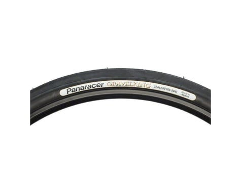 Panaracer Gravelking Slick Tubeless Gravel Tire (Black) (650b / 584 ISO) (42mm)