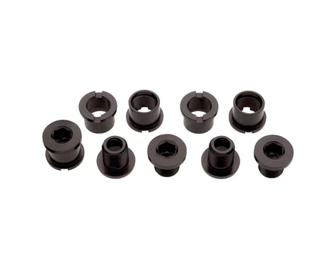 Problem Solvers Double Chainring Bolts (Black) (Alloy)