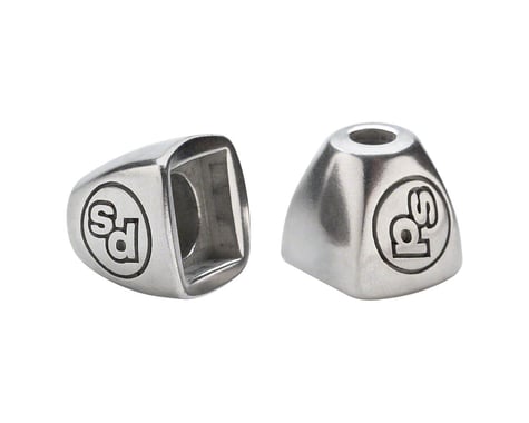 Problem Solvers Downtube Shifter Boss Covers (Silver)