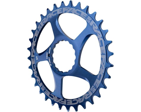 Race Face Narrow-Wide CINCH Direct Mount Chainring (Blue) (1 x 9-12 Speed) (Single) (26T)