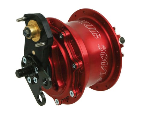 Rohloff Disc Speedhub (Red) (Internal 14 Speed) (4-Bolt) (10 x 135mm) (32H)