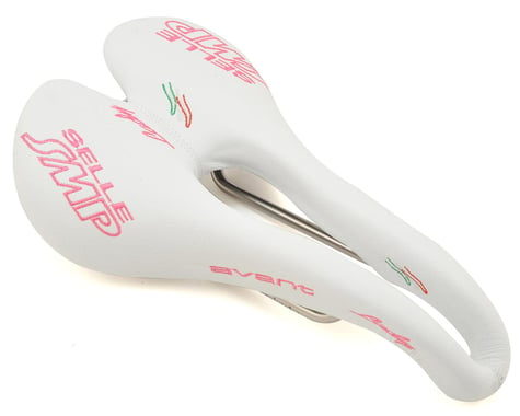 Selle SMP Avant Lady's Saddle (White/Pink) (AISI 304 Rails) (154mm)