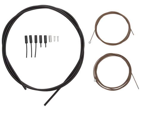 Shimano Dura Ace Road Shift Cable/Housing Set (Black) (Polymer Coated) (1.2mm) (1800/2100mm)