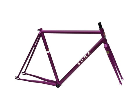 Soma Rush Track Frame/Fork (Matte Purple) (53cm)