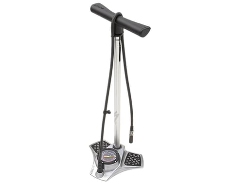 Specialized Air Tool UHP Suspension Floor Pump (Polished Silver) (350 PSI)