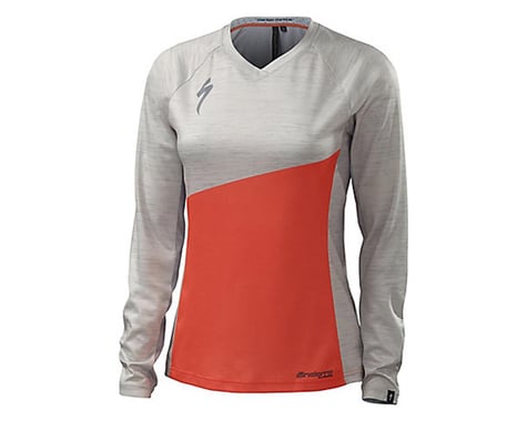 Specialized Andorra Comp Long Sleeve Women's Jersey (Neon Coral) (S)