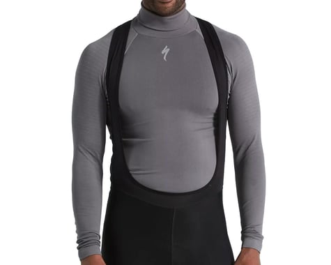 Specialized Men's Seamless Roll Neck Long Sleeve Base Layer (Grey) (S/M)