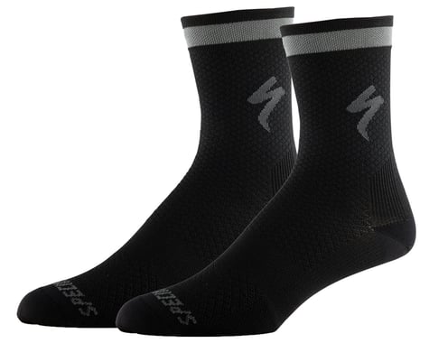 Specialized Soft Air Reflective Tall Socks (Black) (S)