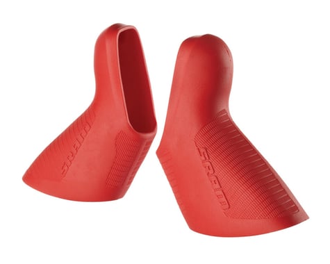 SRAM 2013 10-Speed Textured Brake Hood Covers (Red/Red 22/Force 22) (Red)