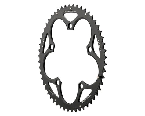 SRAM Powerglide Road Chainrings (Black) (2 x 10 Speed) (Force/Rival/Apex) (Outer) (130mm BCD) (53T)