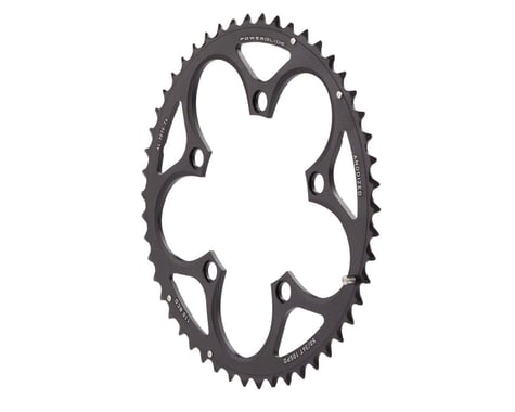 SRAM Powerglide Road Chainrings (Black) (2 x 10 Speed) (Force/Rival/Apex) (Outer) (110mm BCD | Use w/ 34T) (50T)