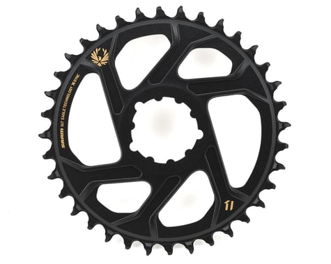 SRAM X-Sync 2 Eagle Direct Mount Chainring (Black/Gold) (1 x 10/11/12 Speed) (Single) (3mm Offset/Boost) (36T)