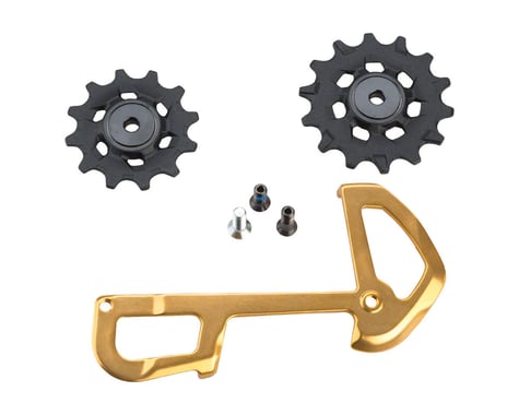 SRAM XX1 Eagle Ceramic Bearing Pulleys w/ Gold Inner Cage