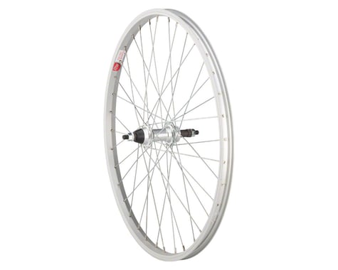 Sta-Tru Bolt On Double Wall Rear Wheel (Silver) (Freewheel) (3/8" x 135mm) (24" / 507 ISO)