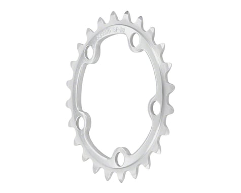 Sugino Single Speed Chainrings (Anodized Silver) (3/32") (5-Bolt) (74mm BCD) (Single) (24T)