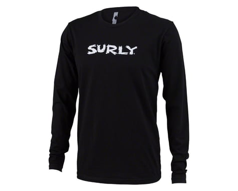 Surly Long Sleeve Logo T-Shirt (Black) (XL)