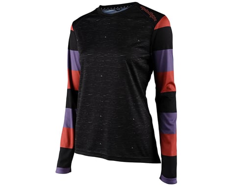 Troy Lee Designs Women's Lilium Long Sleeve Mountain Jersey (Rugby Black) (S)