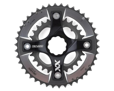 Truvativ XX Chainrings & Spider For Specialized S-Works Cranks (Black/Silver) (2 x 10 Speed) (Inner & Outer) (42/28T)