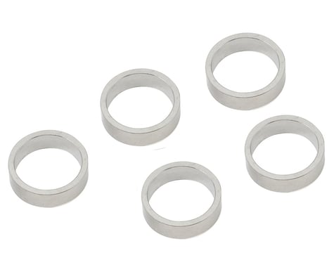 Wheels Manufacturing 1-1/8" Headset Spacers (Silver) (10mm)