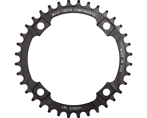 Wolf Tooth Components Chainring (Black)  (SRAM XX) (120mm BCD) (Drop-Stop A) (Single) (36T)