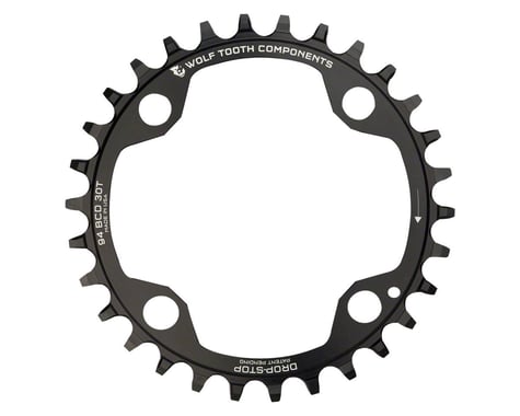 Wolf Tooth Components 4-Bolt Chainring (Black) (94mm BCD) (Drop-Stop A) (Single) (32T)