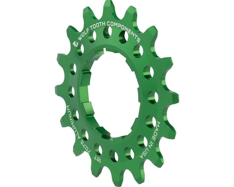 Wolf Tooth Components Single Speed Cog (Green) (3/32") (Aluminum) (16T)
