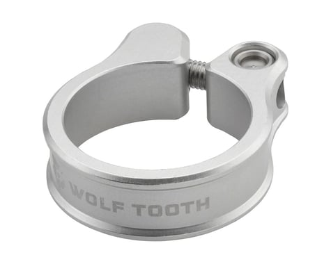 Wolf Tooth Components Anodized Seatpost Clamp (Silver) (31.8mm)