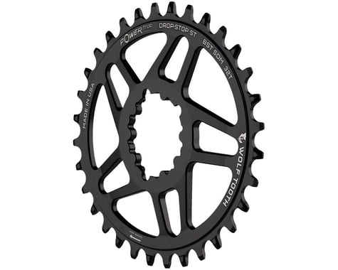 Wolf Tooth Components SRAM Direct Mount Chainrings (Black) (Drop-Stop ST) (Single) (3mm Offset/Boost) (32T)