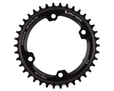 Wolf Tooth Components Shimano GRX Chainring (Black) (Drop-Stop B) (Single) (38T)