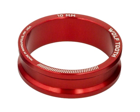 Wolf Tooth Components 1-1/8" Headset Spacers (Red) (5)