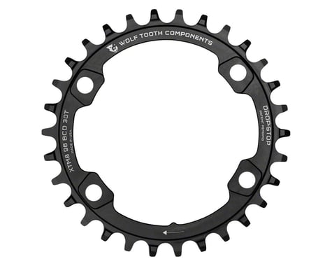 Wolf Tooth Components Shimano Chainring (Black) (XT 8000/SLX M7000) (Drop-Stop A) (Single) (30T)