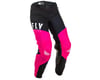 Fly Racing Girl's Lite Pants (Neon Pink/Black) (20)