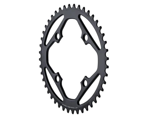 Dimension Chainrings (Black/Silver) (3/32") (Multi-Speed or Single Speed) (Outer) (104mm BCD) (48T)