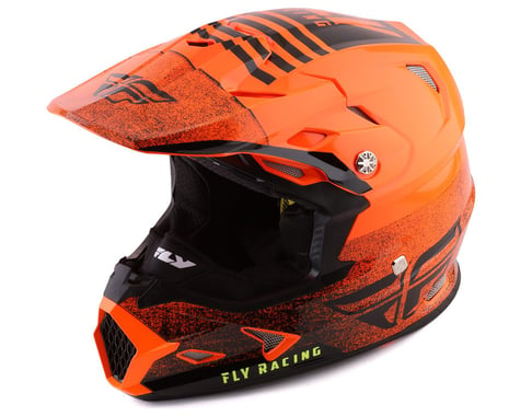 Fly Racing Toxin Embargo Full Face Helmet (Orange/Black) (Youth S)