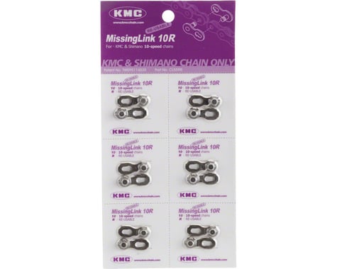 KMC Missing Link 10 Chain Links (Silver) (10 Speed) (6)