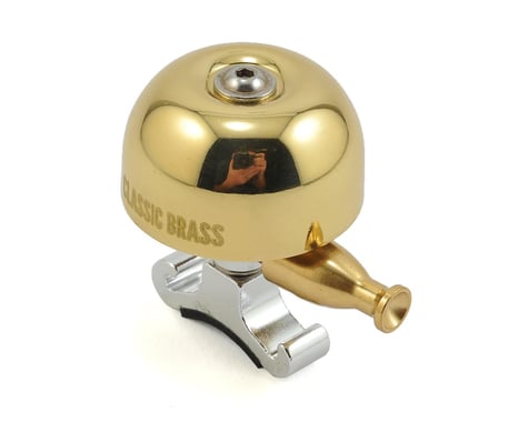 Lezyne Classic Brass Bell (Brass/Silver) (M)