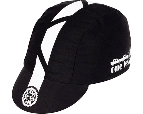 Pace Sportswear Traditional One Less Car Cycling Cap (Black)