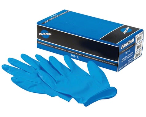Park Tool MG-2 Nitrile Mechanic Gloves (Blue) (100/Box) (L)