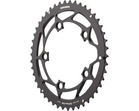 SRAM Powerglide Road Chainrings (Black) (2 x 10 Speed) (Force/Rival/Apex) (Outer) (110mm BCD | For GXP) (46T)