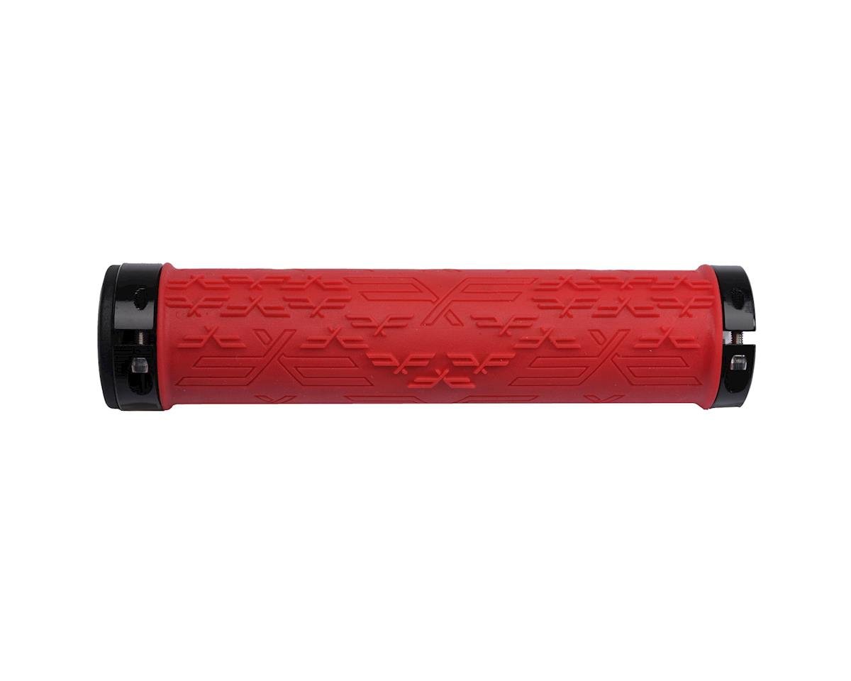 Forte Clutch Locking MTB Grips (Red) [50-3476-RED-NON]  Parts 