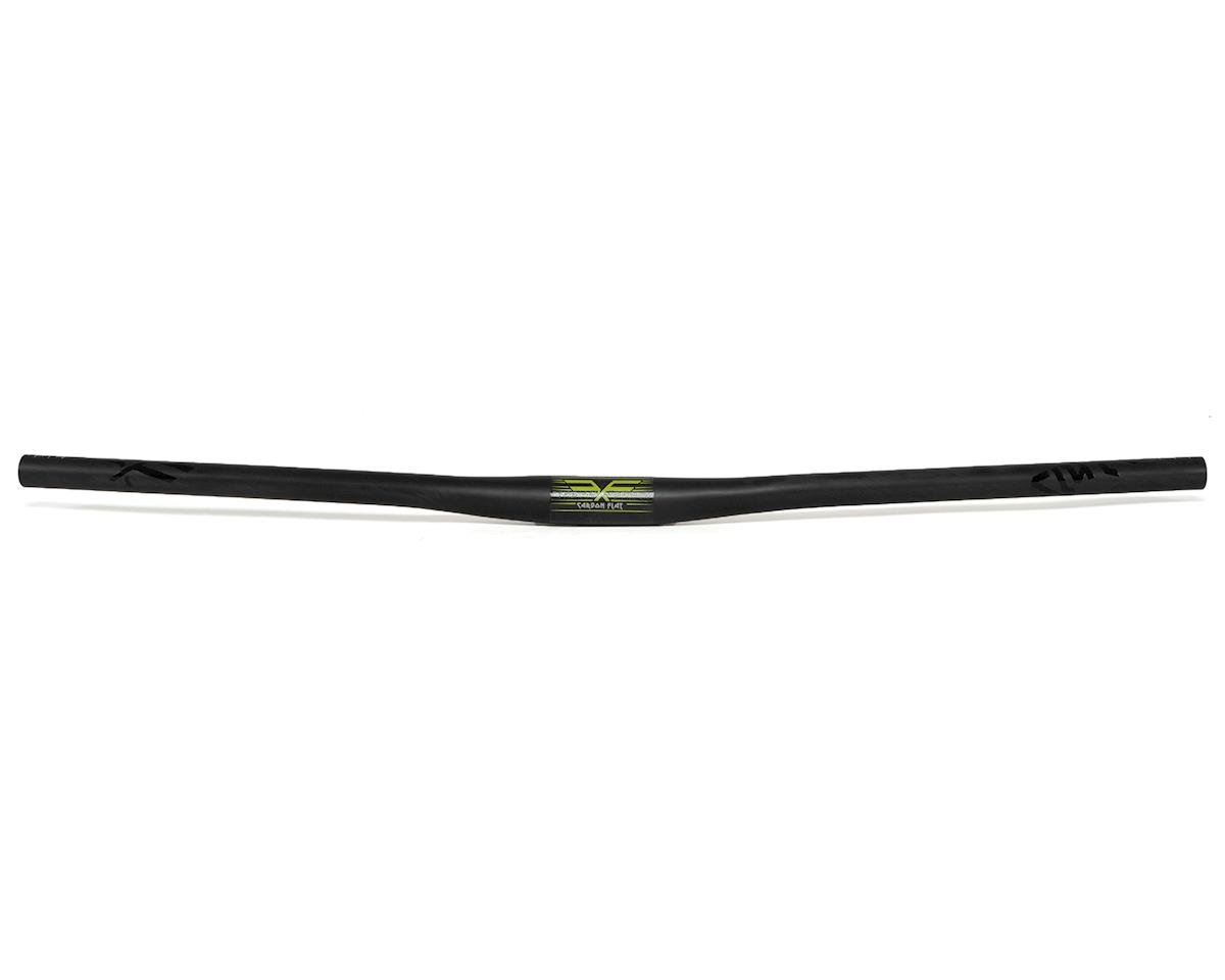 Forte Clutch Carbon Flat MTB Handlebar (Black) (31.8mm) (0mm Rise) (780mm)  (9° Sweep)