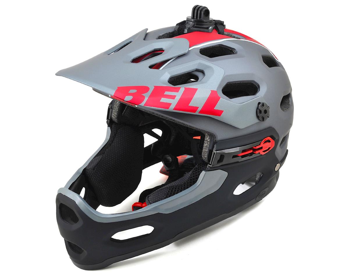 logboek kalmeren constant Bell Super 2R MTB Helmet (Matte Titanium/Red Viper) - AMain Cycling